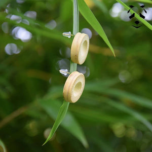 boucles d'oreille bambou