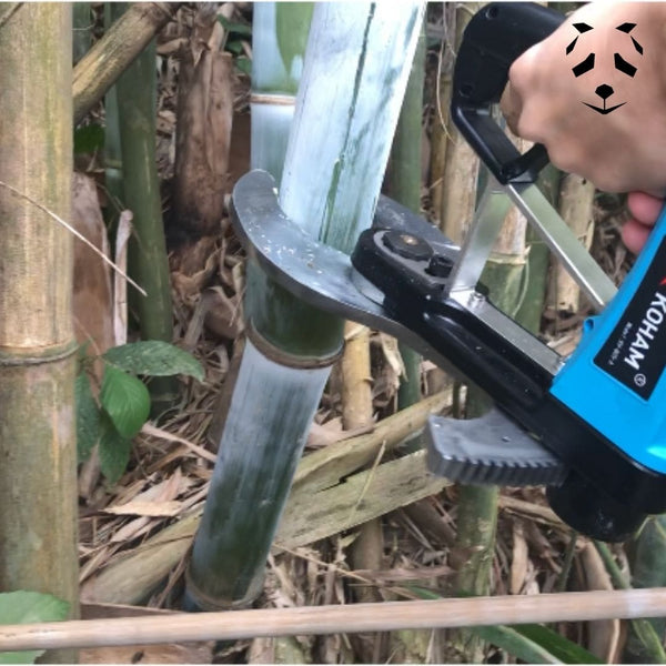 Sécateur électrique pour couper un bambou