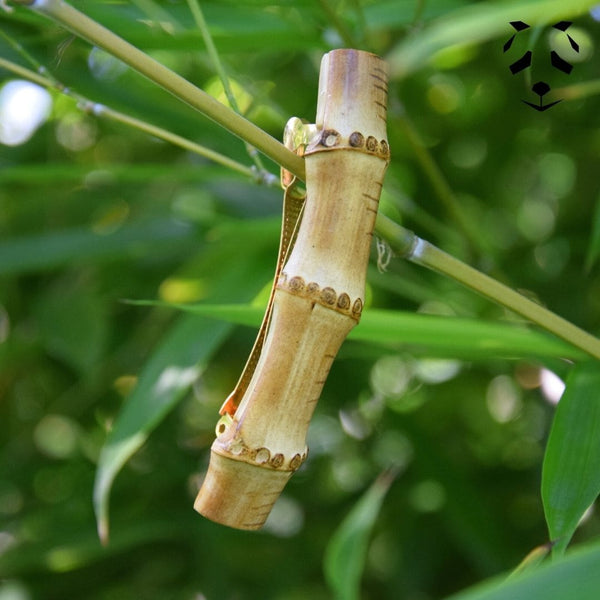 Pince à Cheveux en Bambou Naturelle | Bijou en Bambou | Pandam