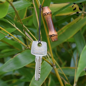 porte clé bambou